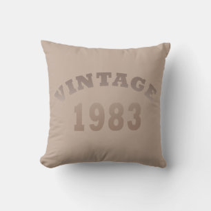 Cojín Decorativo Nacida en 1983 regalo de cumpleaños vintage modern