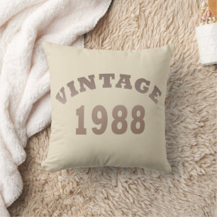Cojín Decorativo Nacida en 1988 regalo de cumpleaños elegante moder