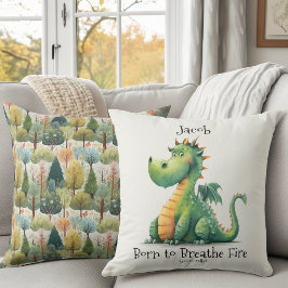 Cojín Decorativo Nacido para respirar el fuego