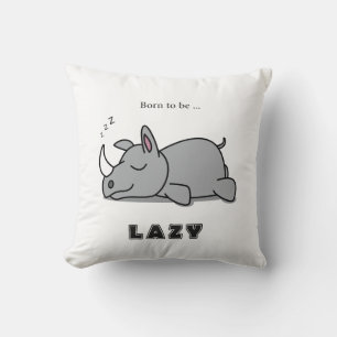 Cojín Decorativo Nacido para ser perezoso