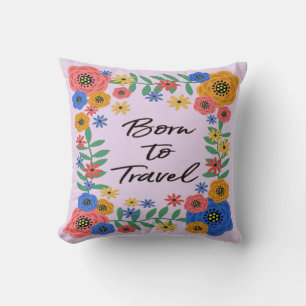 Cojín Decorativo Nacido Para Viajar
