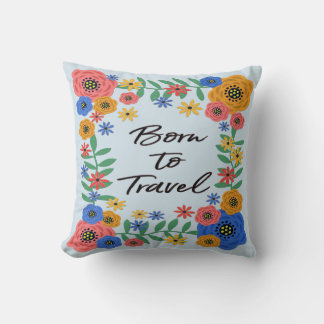 Cojín Decorativo Nacido Para Viajar