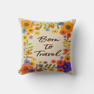 Cojín Decorativo Nacido Para Viajar #3