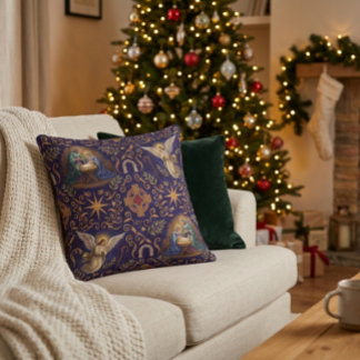 Cojín Decorativo Nacimiento de Navidad 