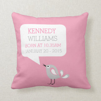 Cojín Decorativo Nacimiento del bebé Keepsake Personalizado Pillow