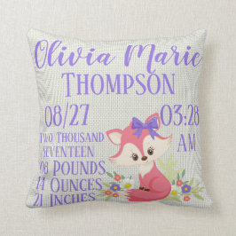 Cojín Decorativo Nacimiento floral de la naturaleza de la flor del