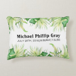 Cojín Decorativo Nacimientos Nacidos Nombramientos Personalizados P