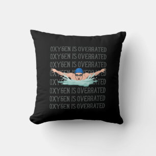 Cojín Decorativo Nadadora Amor Divertido Natación Niño Deporte