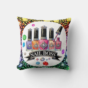 Cojín Decorativo NAIL BOSS - ¡Mira hacia atrás!