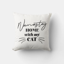 Cojín Decorativo Namastay Home con mi gato