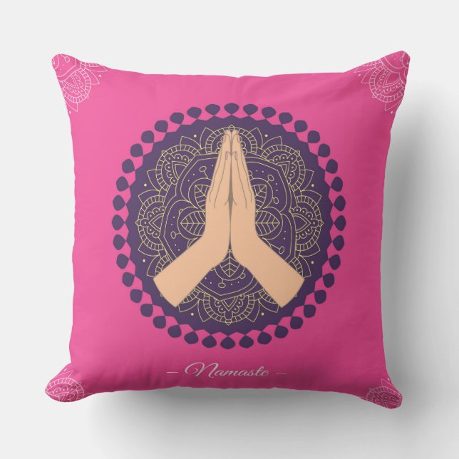 Cojín Decorativo Namaste (Anverso)