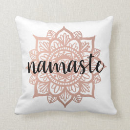 Cojín Decorativo Namaste Mandala Rosa Gold