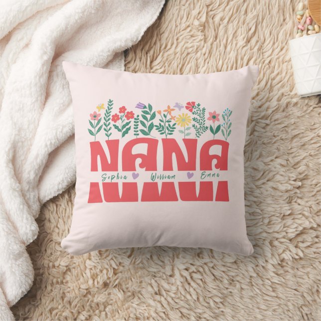 Cojín Decorativo NANA GRANDMA ABUELA GRANNNY -Personalizar (Manta)