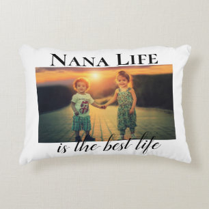 Cojín Decorativo Nana Life Mejor Vida Foto Personalizada