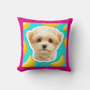 Cojín Decorativo Nano banana cachorro pop on