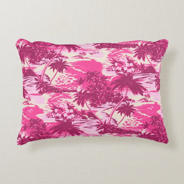 Cojín Decorativo Napili Bay Hawaiian Island Scenic (Anverso)