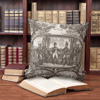 Cojín Decorativo Napoleón Bonaparte y el Zar Alejandro I