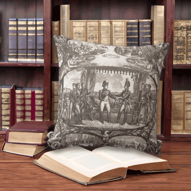Cojín Decorativo Napoleón Bonaparte y el Zar Alejandro I (Subido por el creador)