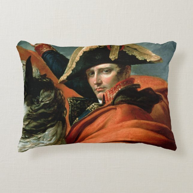 Cojín Decorativo Napoleon que cruza las montañas (Anverso)