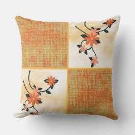 Cojín Decorativo Naranja Blossom