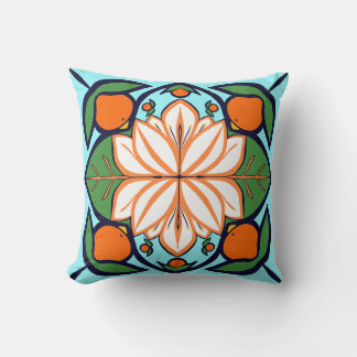 Cojín Decorativo Naranja Blossom