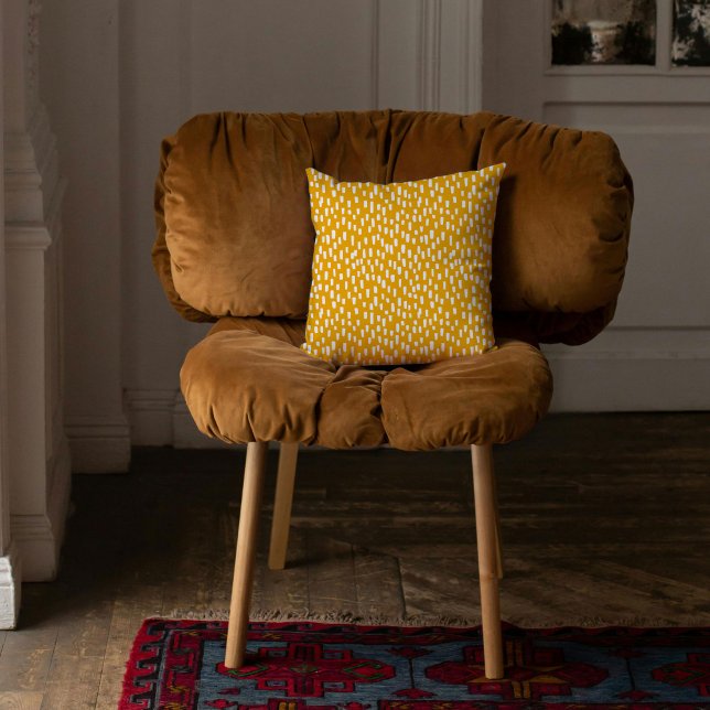 Cojín Decorativo Naranja Dashinum Bright (Orange Dashingly Bright Throw Pillow)