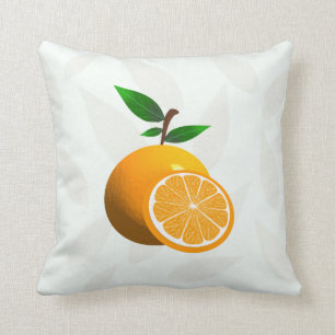 Cojín Decorativo Naranja de la fruta cítrica