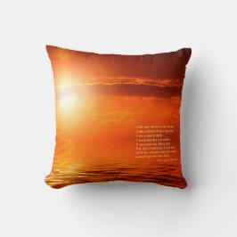Cojín Decorativo Naranja del atardecer Golden Sky Sea of Gold Inspi