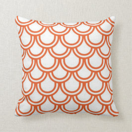 Cojín Decorativo Naranja Fish Scales Cushion
