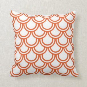 Cojín Decorativo Naranja Fish Scales Cushion