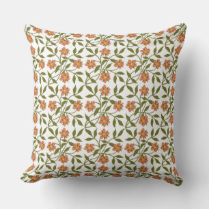 COJÍN DECORATIVO NARANJA FLOWERS