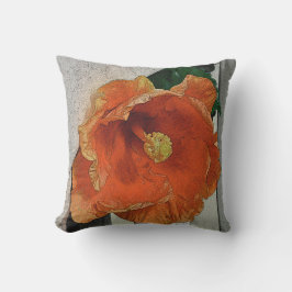 COJÍN DECORATIVO NARANJA HIBISCUS