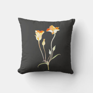 Cojín Decorativo Naranja Mariposa Tulip