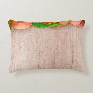 Cojín Decorativo Naranja otoñal naturaleza amarillo rojo