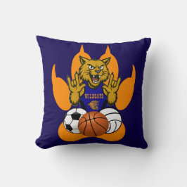 Cojín Decorativo Naranja Paws Wildcats Love Sports