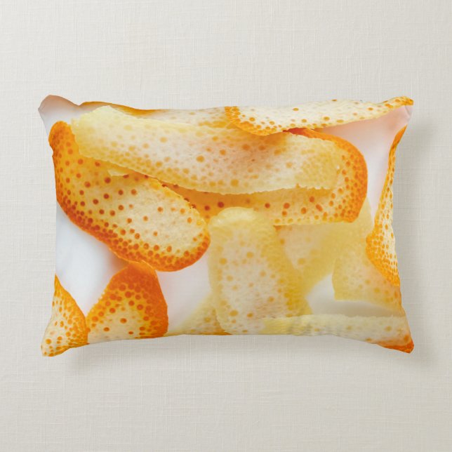 Cojín Decorativo Naranja peels (Anverso)