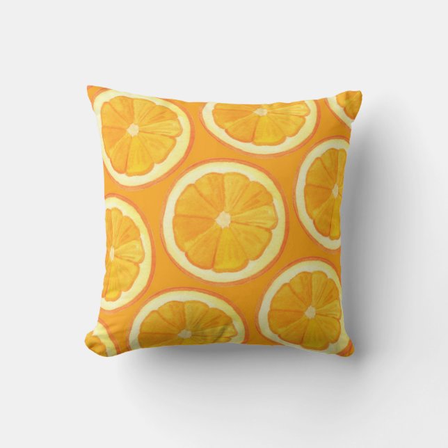 Cojín Decorativo Naranja - Pillow (Anverso)