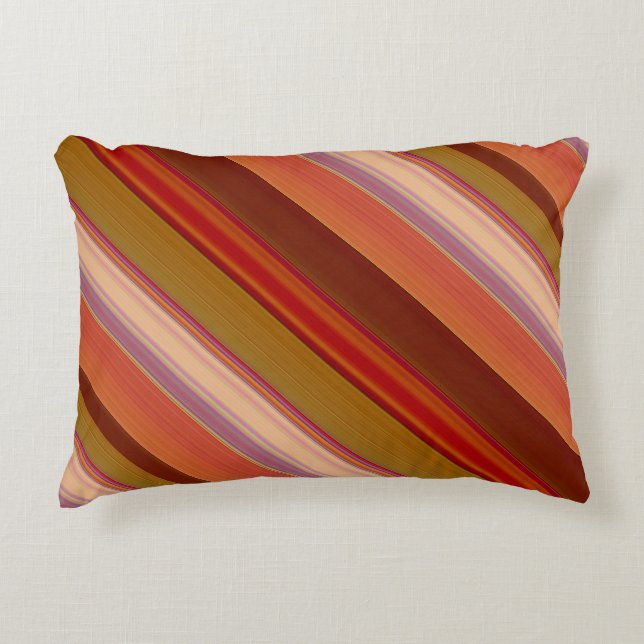 Cojín Decorativo Naranja Quemada (Anverso)