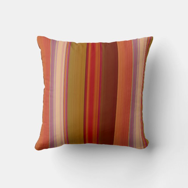 Cojín Decorativo Naranja quemada (Reverso)