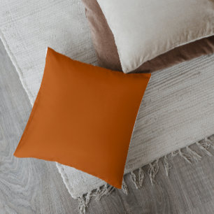 Cojín Decorativo Naranja Quemado de Estilo Moderno