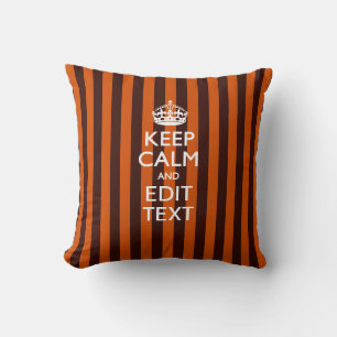 Cojín Decorativo Naranja quemado personaliza este estilo de mantene