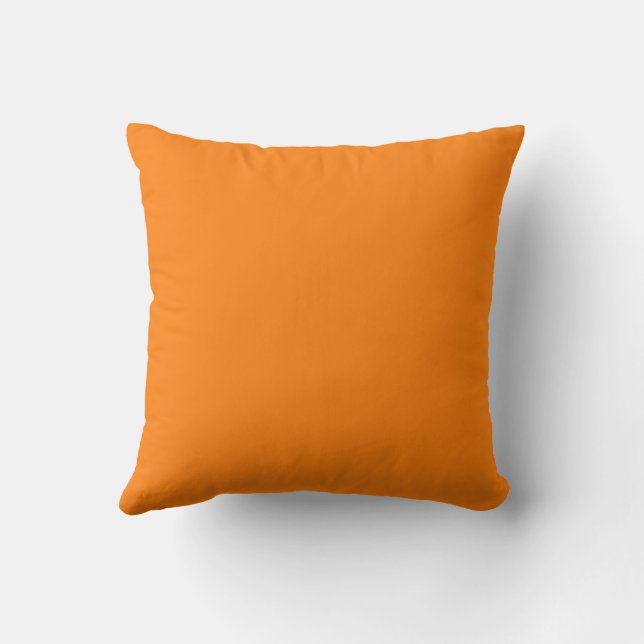 Cojín decorativo Naranja quemado práctico - Tropi  (Reverso)