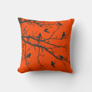 Cojín Decorativo Naranja Red Bonito Silhouette
