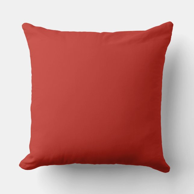 Cojín Decorativo Naranja rojo otoñal (Anverso)