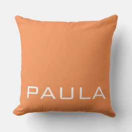 Cojín Decorativo Naranja sólido Categoría A Algodón 20x20