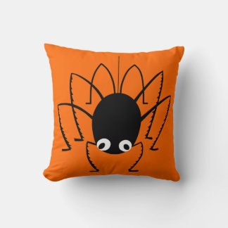 Cojín decorativo Naranja Spider de Halloween