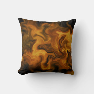 Cojín Decorativo naranja y negro llamativos