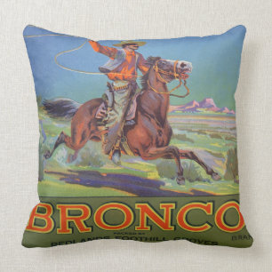 Cojín Decorativo "Naranjas del caballo salvaje, c.1900 (litho del