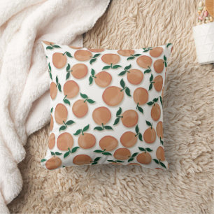 Cojín Decorativo Naranjas Lindas Frutas País Blanco