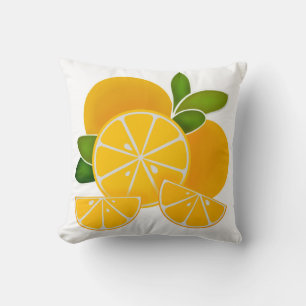 Cojín Decorativo Naranjas, rodajas naranjas, cítricos